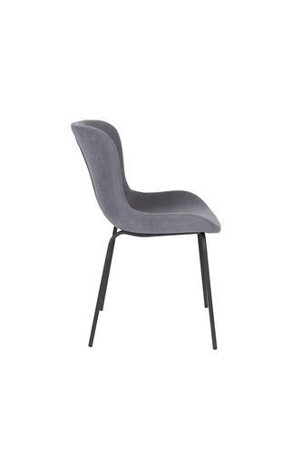 Eetkamerstoel - Adele - Blauw - Rib - House of Rebels, Huis en Inrichting, Stoelen, Verzenden, Nieuw