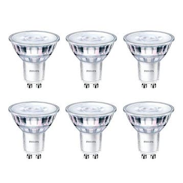 Led spot GU10 | Philips | 6 stuks (3.5W, 255lm, 2700K), Verzenden, Nieuw