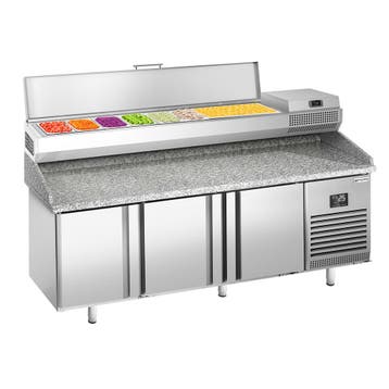 GGM Gastro | Pizza koelwerkbank Premium PLUS - 1980x700mm -, Verzenden, Nieuw in verpakking, RVS Meubilair