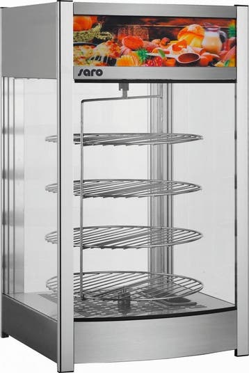 Warmhoudvitrine | RVS | NIKLAS 97L | 1.2kW | Verlicht, Verzenden, Nieuw in verpakking