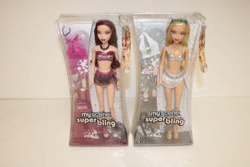 Barbie - Barbiepop MATTEL 2 Dolls My Scene Super Bling J1155