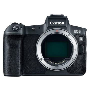 Canon EOS R systeemcamera Body Zwart - Tweedehands, Audio, Tv en Foto, Verzenden, Gebruikt, Canon