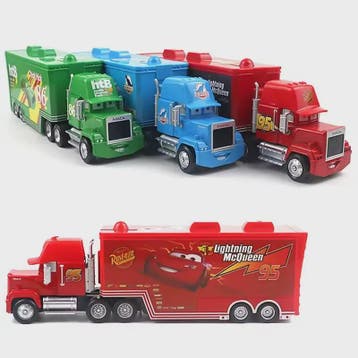 Cars Lightning McQueen Container Vrachtwagen Speelgoed - All, Verzenden, Nieuw