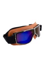 Goggles Motorbril Skibril Bril Cognacbruin Montuur Blauwe Sp, Ophalen of Verzenden, Nieuw, Overige maten, Carnaval