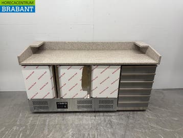 RVS Saro Pizzawerkbank 188,5 cm 230V Horeca, Ophalen of Verzenden, Nieuw zonder verpakking
