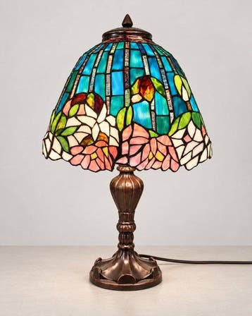 tiffany style lamp - Tafellamp - Glas-in-lood