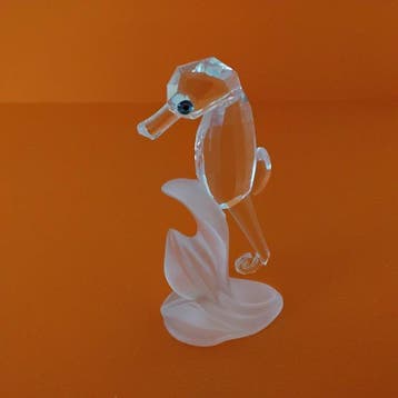 Swarovski - Beeldje - Sea Horse 168683 - Kristal