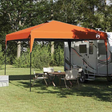 vidaXL Luifeltent 290 x 290 x 251 cm Oranje Stof, Verzenden, Nieuw