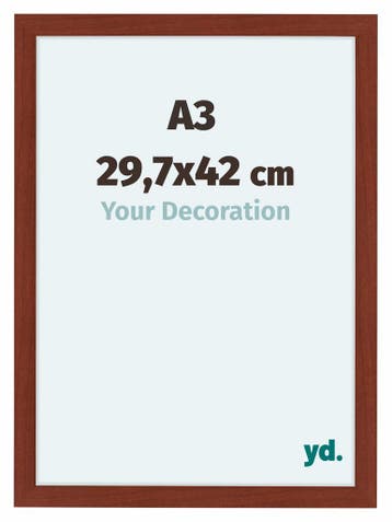 Fotolijst A3 - 29,7x42 cm - Kersen - MDF - Como, Verzenden, Nieuw
