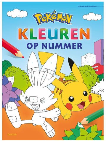 Pokemon Kleuren Op Nummer | Deltas - Boeken, Boeken, Verzenden, Nieuw