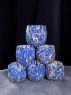MurArt - MurArt - Drinkset (6) - Glas - Murrine, Antiek en Kunst, Kunst | Designobjecten