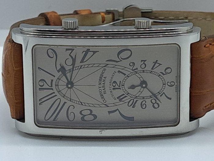 Cuervo y Sobrinos - Habana - Prominente Dual Time - 1112 -, Sieraden, Tassen en Uiterlijk, Horloges | Heren