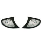 Witte Knipperlichten Zwart Rand BMW E46 Sedan/Touring B6294, Nieuw, BMW