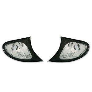 Witte Knipperlichten Zwart Rand BMW E46 Sedan/Touring B6294, Nieuw, BMW