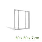 OPBOUWFRAME | 60X60 | BACK- EN SIDE-LIT, Huis en Inrichting, Lampen | Overige, Nieuw