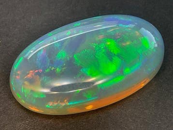 Meerkleurig Opaal - 10.10 ct - Antwerp Laboratory for, Sieraden, Tassen en Uiterlijk, Edelstenen, Nieuw