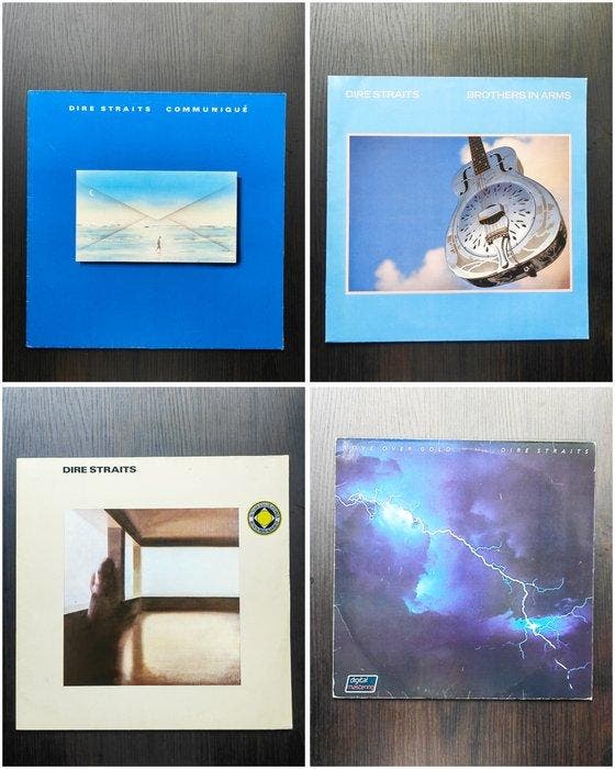 Dire Straits - 4 x albums - Diverse titels - LP albums, Cd's en Dvd's, Vinyl Singles