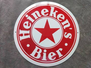 Heineken - enamel sign Heineken Bier Emailschild Emaille