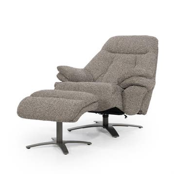 Fauteuil Caleb - taupe Salerno, Verzenden, Nieuw