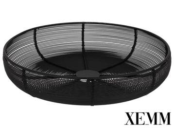 XEMM Fruitmand Pim - Draadmand - 29 x 29 cm - Zwart, Verzenden, Nieuw