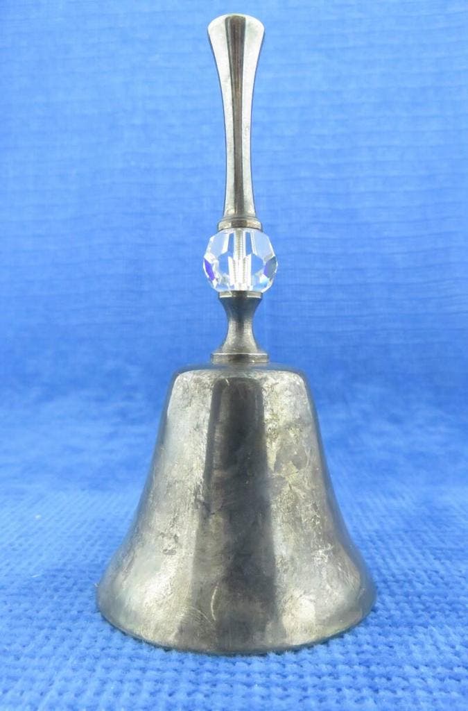 Verzilverde tafelbel, Huis en Inrichting, Woonaccessoires | Overige, Gebruikt, Verzenden