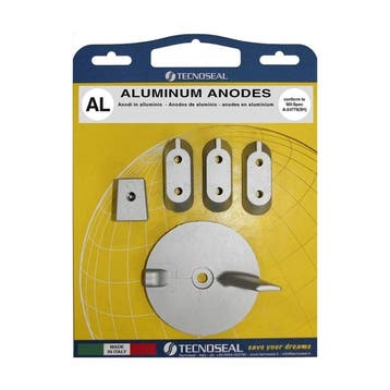 Tecnoseal Aluminium Anode Kit voor Yamaha Buitenboordmotor 4, Ophalen of Verzenden, Nieuw