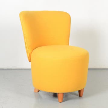 Fauteuil Frontseat - Geel - 4-poot onderstel, Ophalen of Verzenden, Nieuw in verpakking