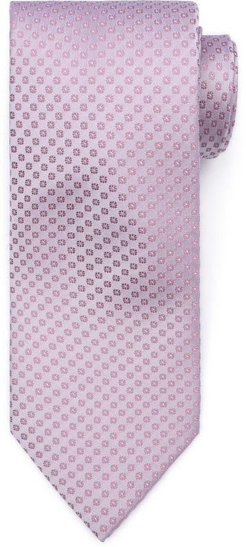 Suitable Zijde Stropdas Small Dots Roze maat one size Heren, Verzenden, Nieuw, Roze, Suitable