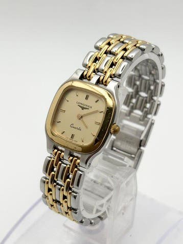 Longines - Vintage Longines Quartz Two-Tone Original, Sieraden, Tassen en Uiterlijk, Horloges | Antiek