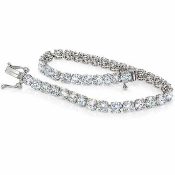 Armband - 14 karaat Witgoud - 10.07ct. tw. Diamant, Nieuw