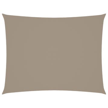Zonnescherm 6x8m taupe - Groot - 47% korting, Ophalen of Verzenden, Zo goed als nieuw