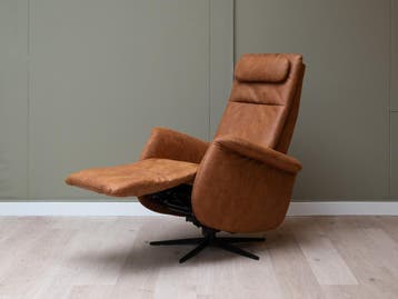 Sta op stoel Comfora Frank in microleder, 3 motoren + sta op, Minder dan 75 cm, Metaal, Nieuw, Ophalen of Verzenden