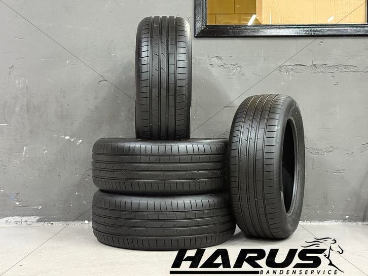 225/55/18 102Y (*) MO Hankook zomerbanden demo 4 stuks, Auto-onderdelen, Banden en Velgen, 18 inch, Erkend duurzaam, Zomerbanden