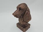 Bust of a Basset hound dog statue - home decor dog lover han, Verzamelen, Beelden en Beeldjes, Verzenden, Nieuw