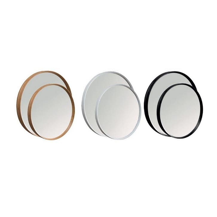 Badkamerspiegel Cipi Ordina 60 cm Rond Naturel, Huis en Inrichting, Woonaccessoires | Spiegels, Ophalen of Verzenden