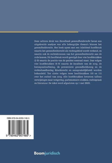 Handboek gezondheidsrecht / Boom Masterreeks 9789462907485, Boeken, Verzenden, Gelezen