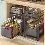 Uittrekbaar Opbergrek 2 Lagen – Organizer Keuken en Bad, Verzenden, Nieuw