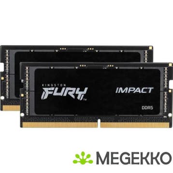 Kingston DDR5 SODIMM FURY Impact 2x16GB 5600, Verzenden, Nieuw