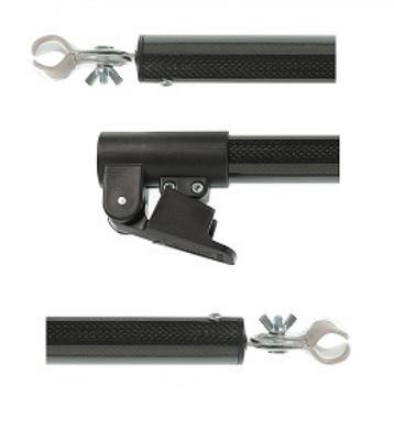 Campking Verandastang 28/25mm 170-260cm CFRP, Ophalen of Verzenden, Nieuw