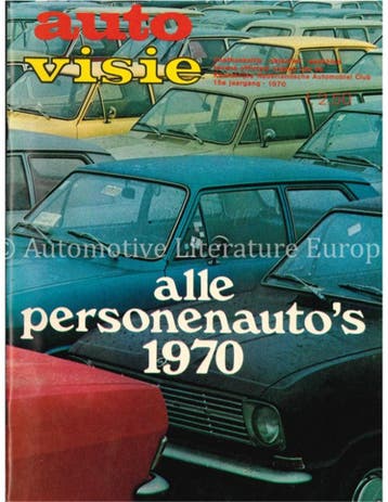 1970 AUTOVISIE MAGAZINE 07 NEDERLANDS, Nieuw, Author