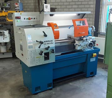 Nieuwe Narvik draaibank CD360 Vario geregelde snelheid, Ophalen