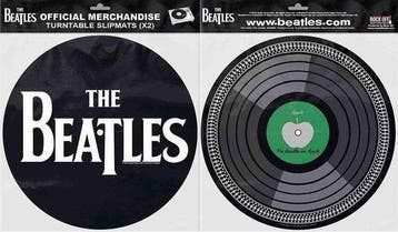 The Beatles - Drop T Logo Apple - Platenspeler Slipmat, Ophalen of Verzenden, Nieuw, Gebruiksvoorwerp