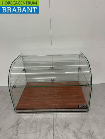 HCB Glazen opzet vitrine 45 liter 55,4 cm Horeca, Ophalen of Verzenden, Nieuw in verpakking