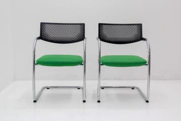 Vergaderstoel set - Vitra Visavis, Werkplek, Ophalen of Verzenden, Gebruikt, Overige typen