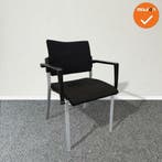 Drentea vergaderstoel zwart 4-poots (Vergaderstoelen), Vergader- of Presentatieruimte, Ophalen of Verzenden, Gebruikt, Stoel