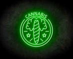 CANNABIS neon sign - LED neon reclame bord, Verzenden