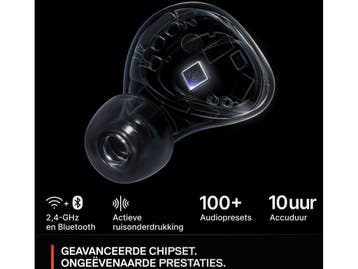 Steelseries Arctis GameBuds - Draadloze Gamingheadset - ANC, Computers en Software, Headsets, Verzenden, Zo goed als nieuw, SteelSeries