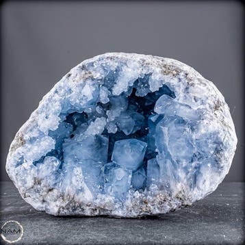 Celestine Druse – Hemel op Aarde in kristalvorm Geode-
