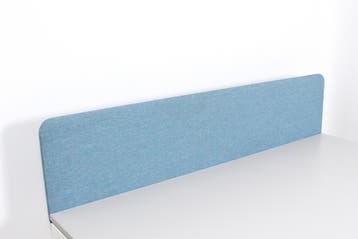 Geluidswerende voorzetwand, 160x40cm, blauw-groen, Overige plaatsen, Ophalen of Verzenden, Gebruikt, Bureau