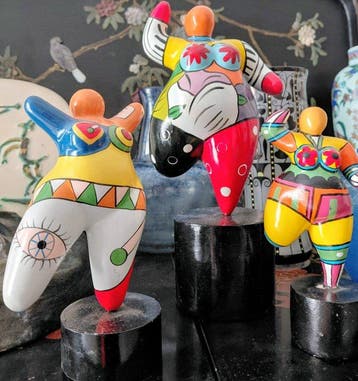 Niki De Saint-Phalle (1903-2002) - sculptuur, Nana - 18 cm -